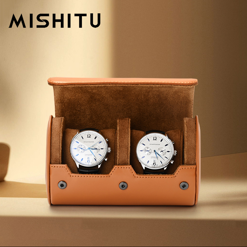 Jewelry Box Organizer Watches - MISHITU-rollo de almacenamiento de reloj con
