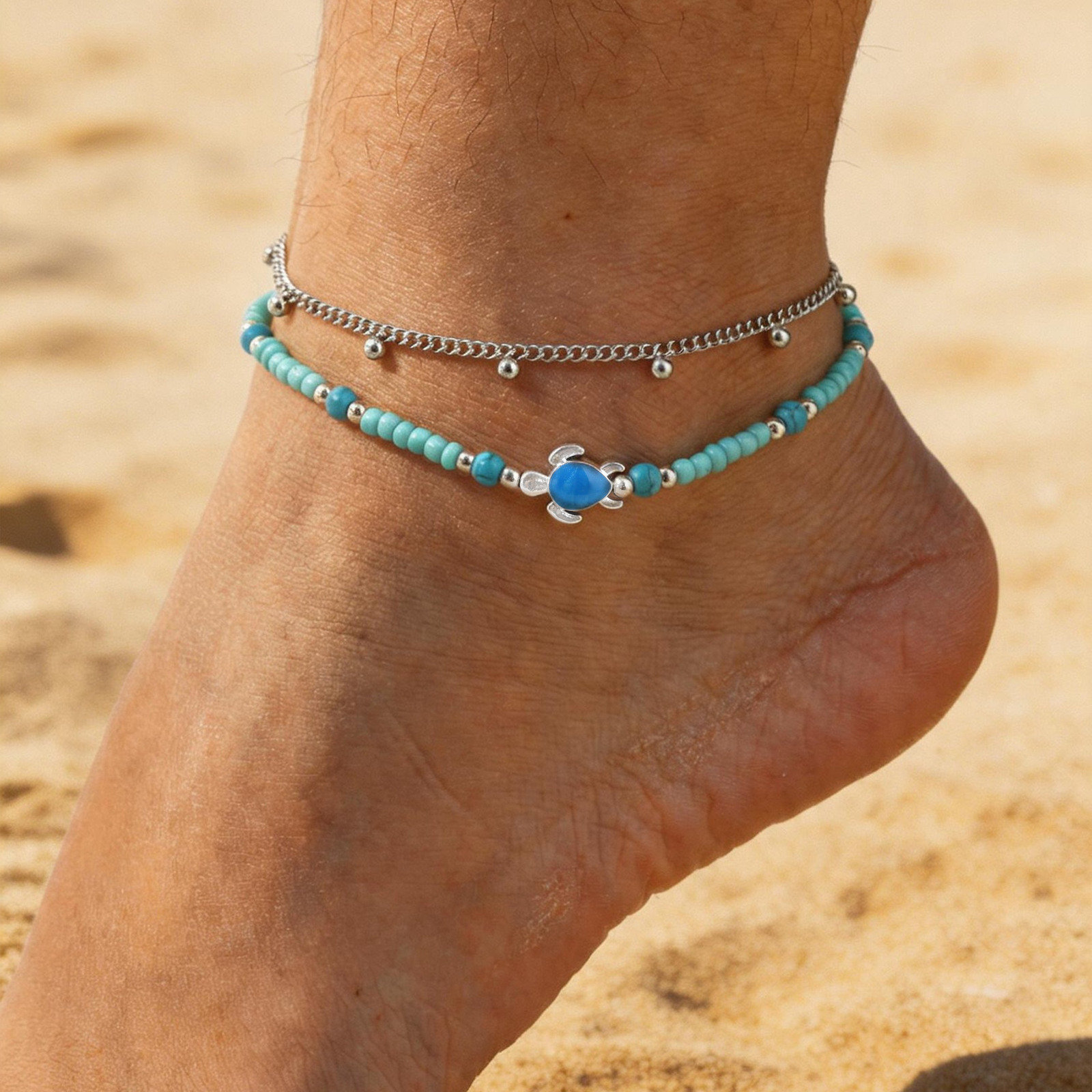 Jc Jewelry & Watches Photos - Conjunto de Tobilleras de Acero Inoxidable