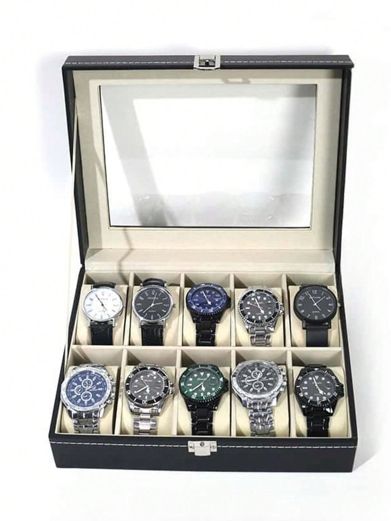 Jewelry Box Organizer Watches - Caja de Relojes de Cuero con