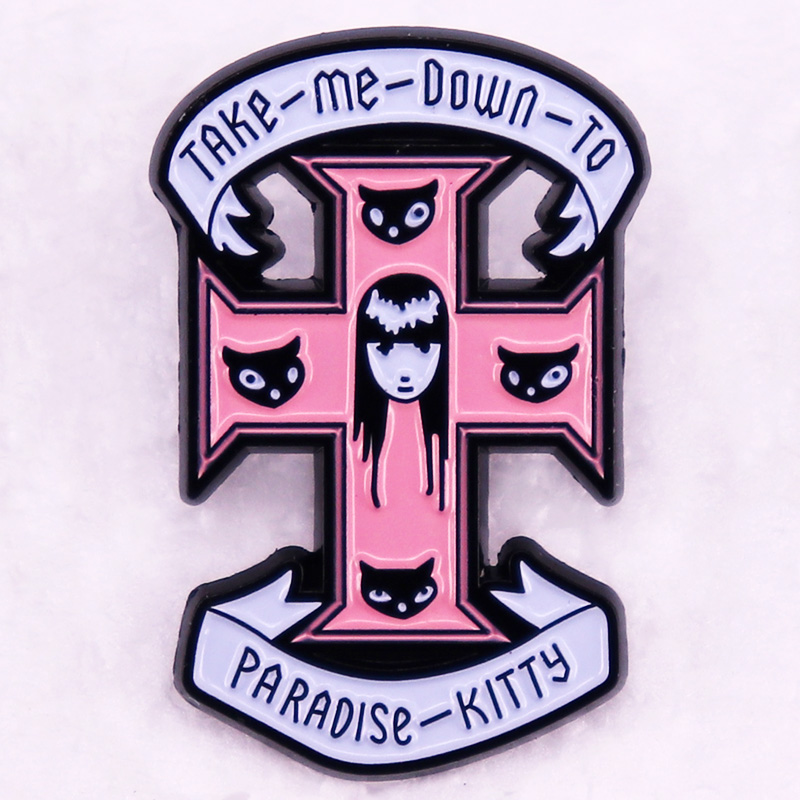 Paradise Jewelry & Watches Llc - Pin de esmalte con insignia de