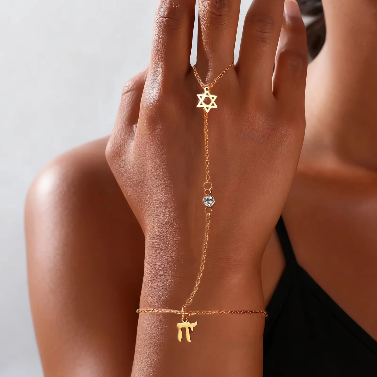 Jewelry & Watches Sp Z Oo Opinie - Pulsera de Dedo con Estrella de