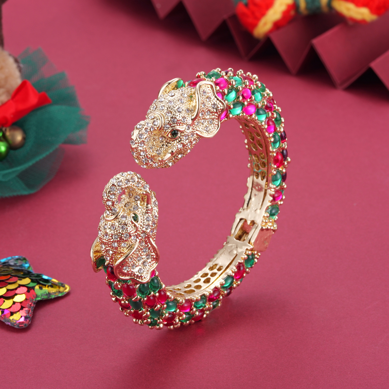 Paradise Jewelry & Watches Llc - Sally's Paradise-brazaletes de elefante de dos
