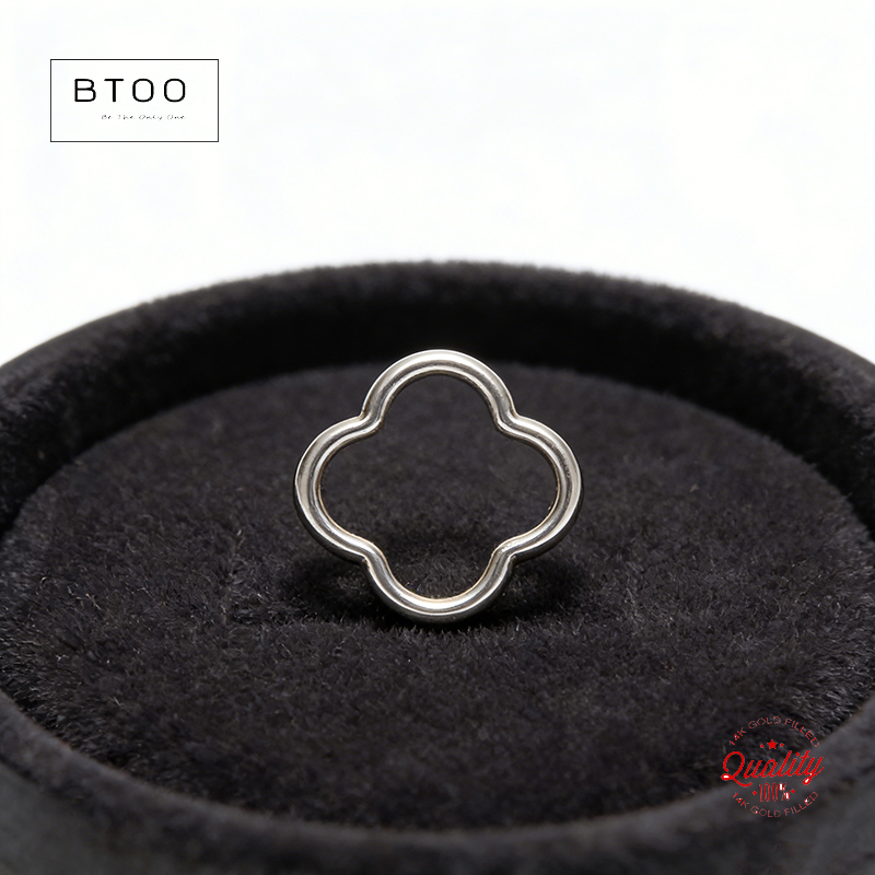 Sterling Silver Ring - Conectores de Plata de Ley con