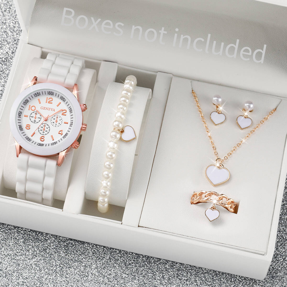 Jewelry Box Watches Bracelets - Juego de relojes de moda para