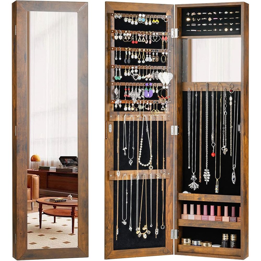 Jewelry & Watches Sp Z Oo Opinie - Gabinete de Joyería Rústico Marrón para