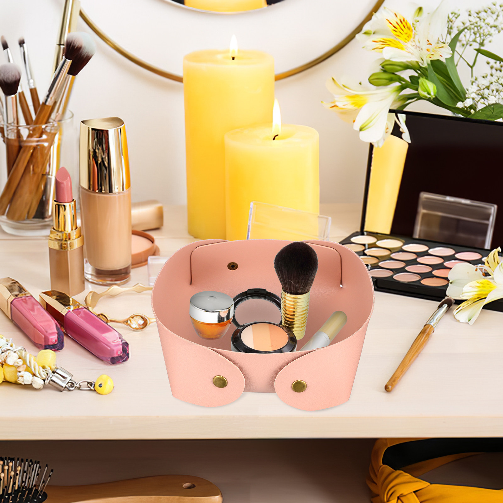 Jewelry Box Organizer Watches - Bandeja de Almacenamiento Plegable, Organizador Premium
