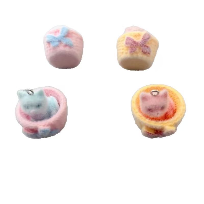 4 colgantes de gato de resina  - Drop Earrings reseña y precio