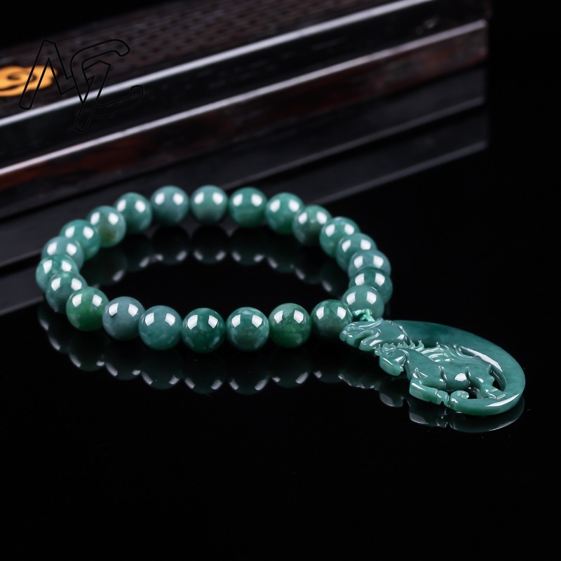 Pulsera de Jadeíta Natural Azu - Jewelry & Watches Ltd reseña y precio