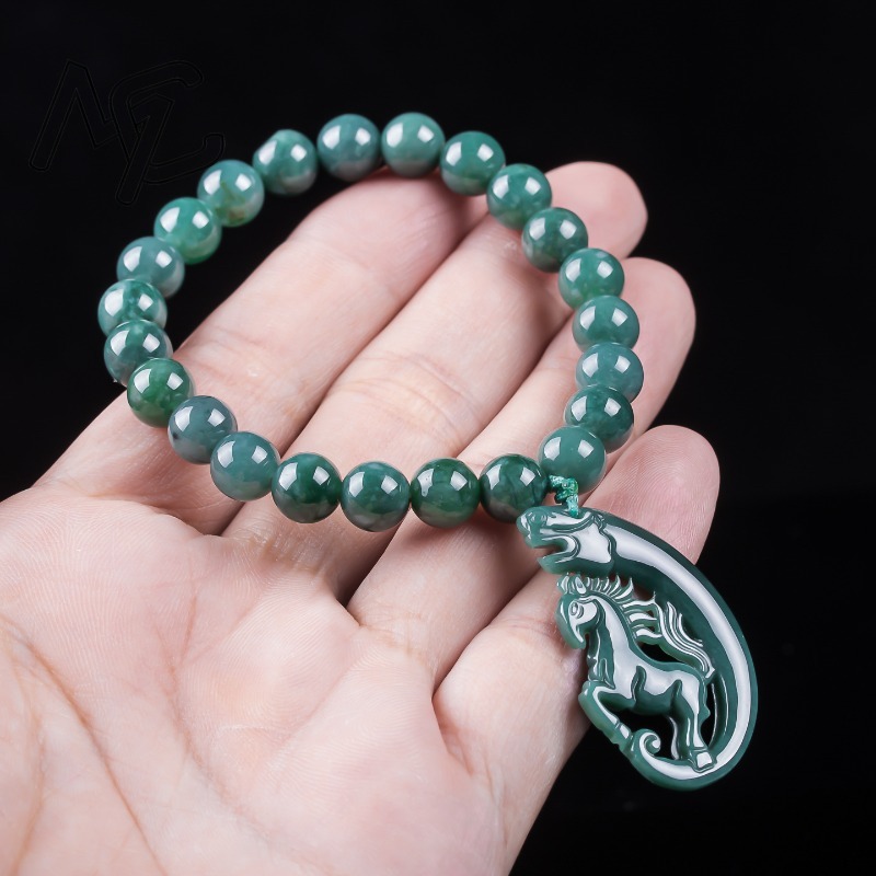 Pulsera de Jadeíta Natural Azu - Jewelry & Watches Ltd reseña y precio