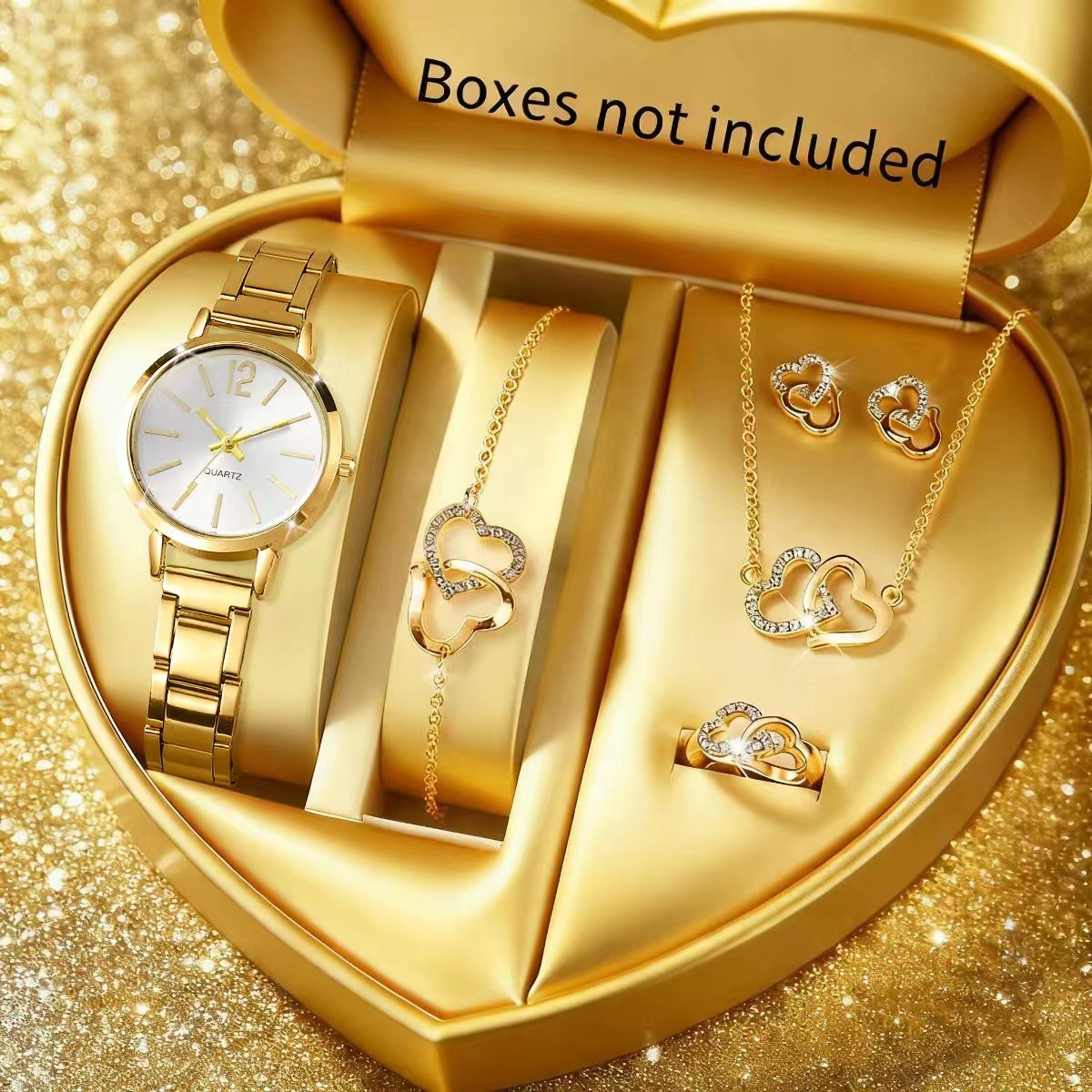 Reloj de cuarzo para mujer, co - Jewelry Box Watches Bracelets reseña y precio