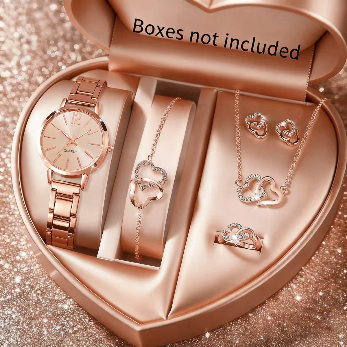 Reloj de cuarzo para mujer, co - Jewelry Box Watches Bracelets reseña y precio