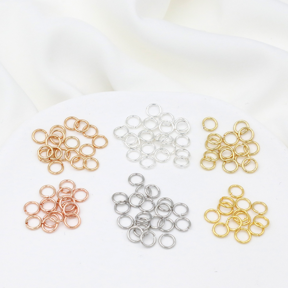 50-100 unids/lote 3-10mm 925 a - Sterling Silver Ring reseña y precio
