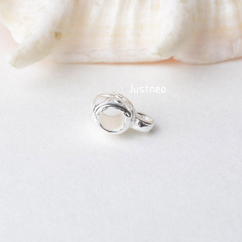 Conector de cuentas espaciador - Sterling Silver Ring reseña y precio