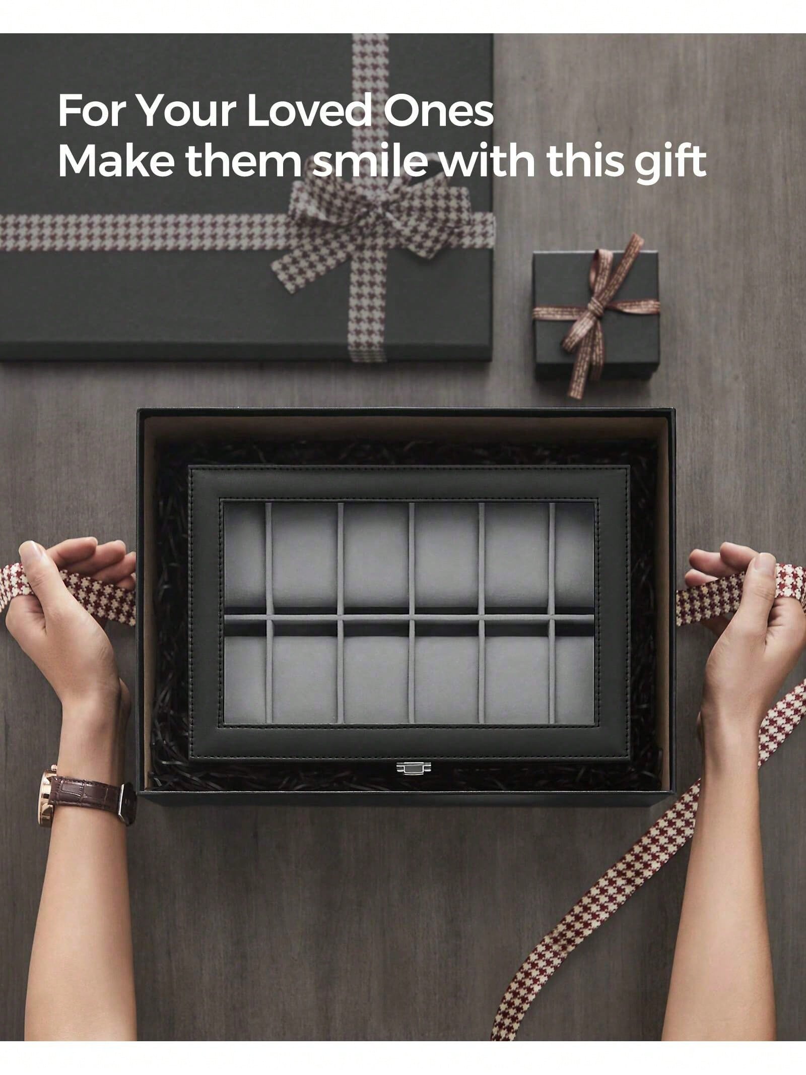 Caja para relojes con cerradur - Jewelry Box Organizer Watches reseña y precio