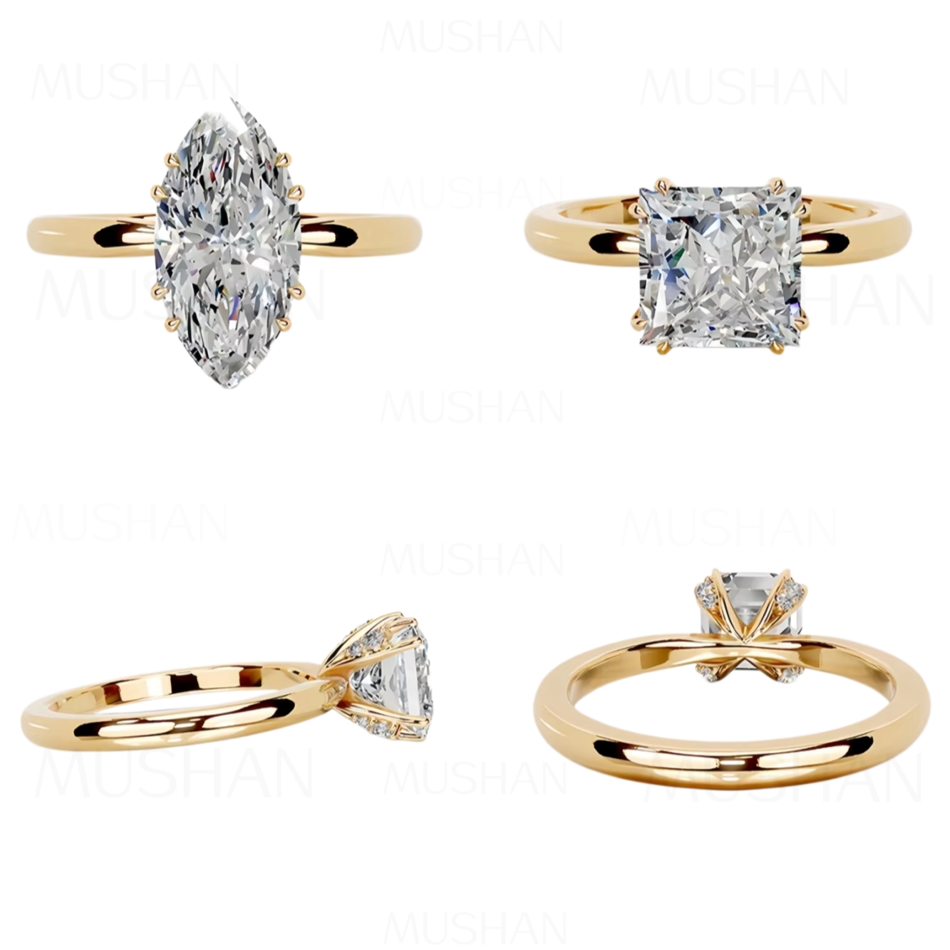 Anillo de Boda MUSHAN de Plata - Sterling Silver Ring reseña y precio