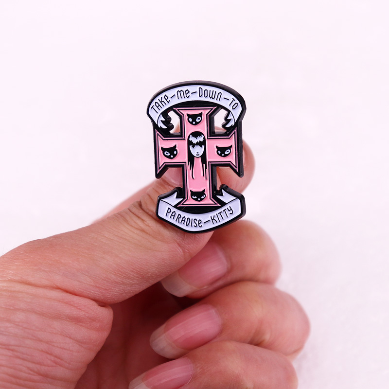 Pin de esmalte con insignia de - Paradise Jewelry & Watches Llc reseña y precio