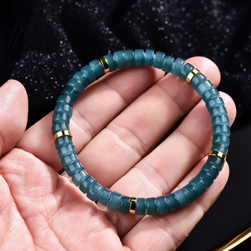 Pulsera de cuentas de jadeíta  - Jewelry & Watches Sp Z Oo Opinie reseña y precio