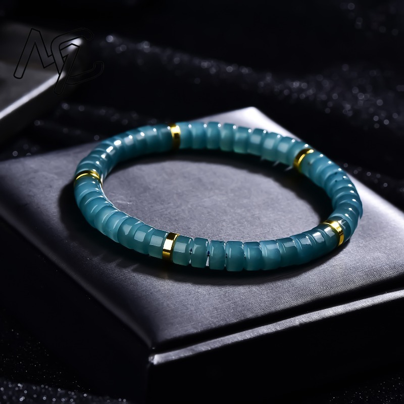 Pulsera de cuentas de jadeíta  - Jewelry & Watches Sp Z Oo Opinie reseña y precio