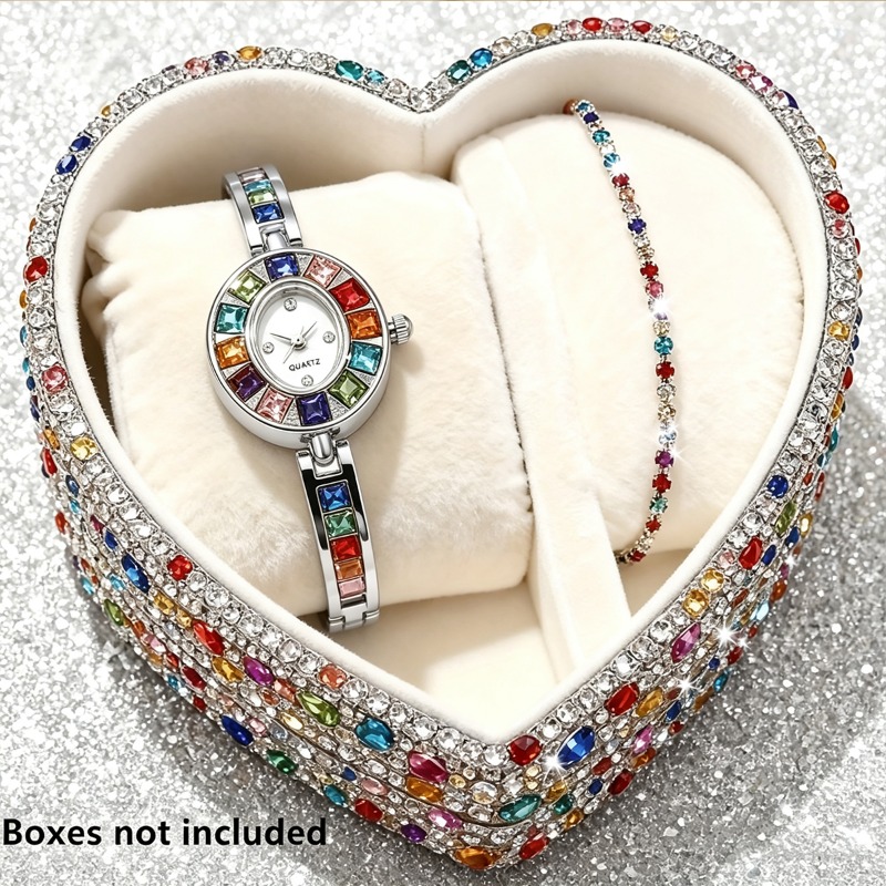 Conjunto de 2 uds de reloj de  - Jewelry Box Watches Bracelets reseña y precio