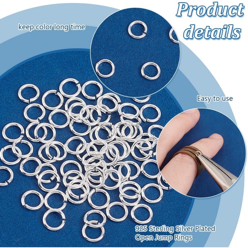 200 Uds. Anillos de salto abie - Sterling Silver Ring reseña y precio