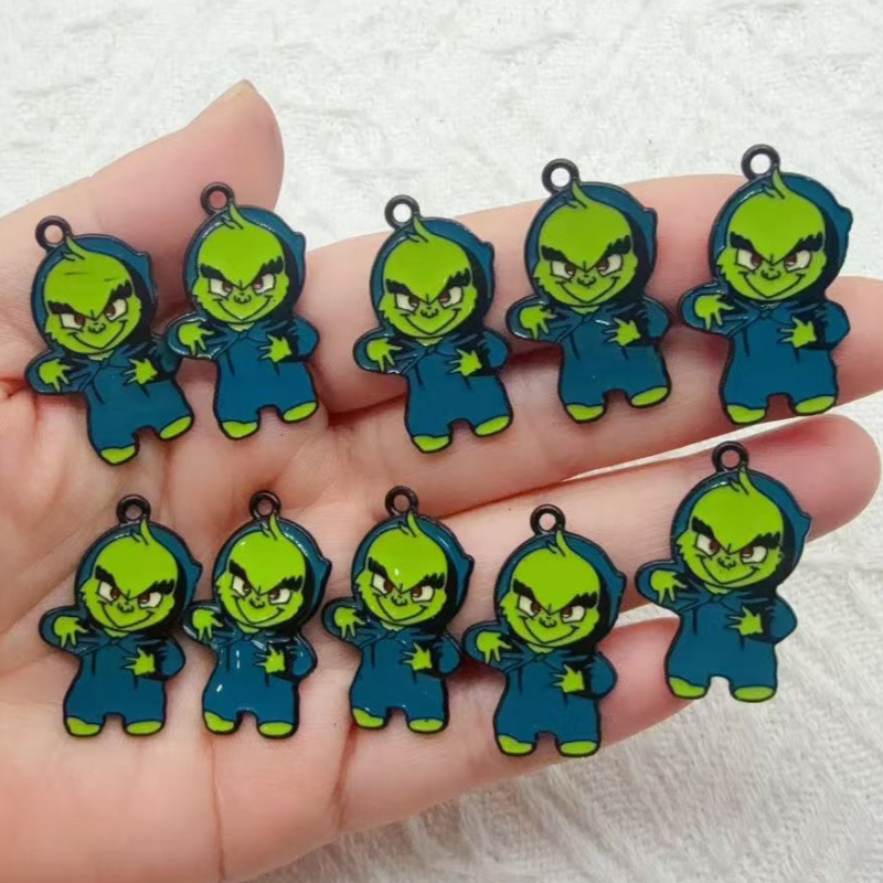 10 piezas de colgantes navideñ - Drop Earrings reseña y precio