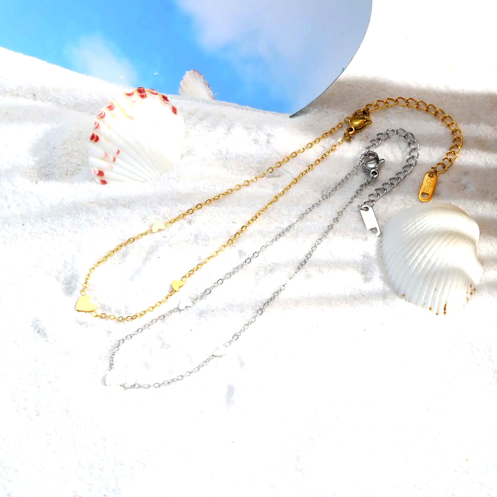 Tobilleras de Acero Inoxidable - Jc Jewelry & Watches Photos reseña y precio