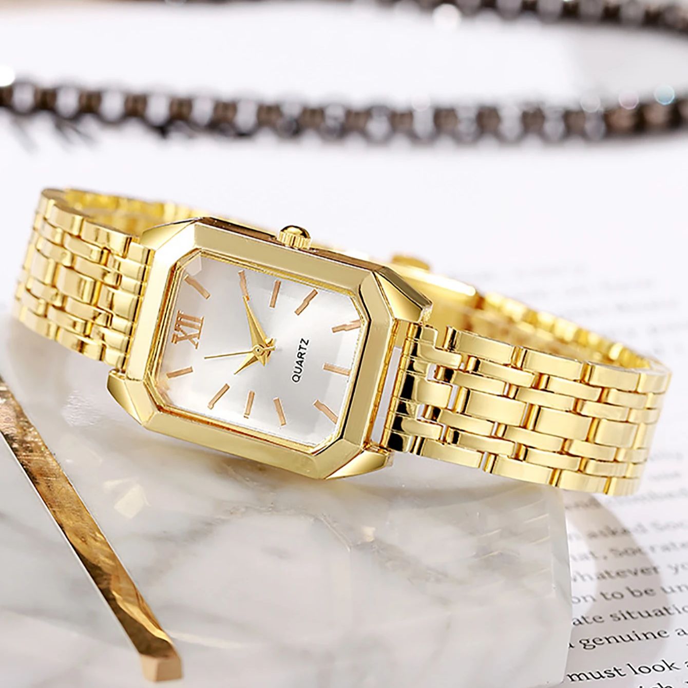 El reloj de cuarzo compacto pa - Jewelry Box Watches Bracelets reseña y precio
