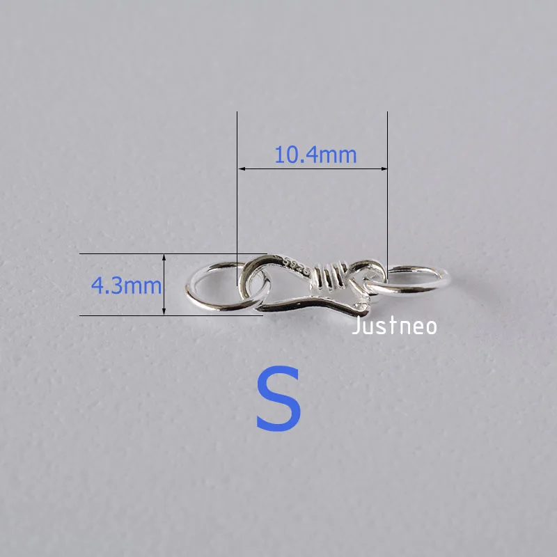 Cierre de pez con gancho y ojo - Sterling Silver Ring reseña y precio
